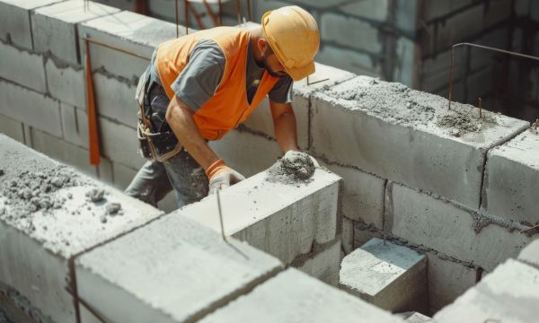 heavy construction - block layer